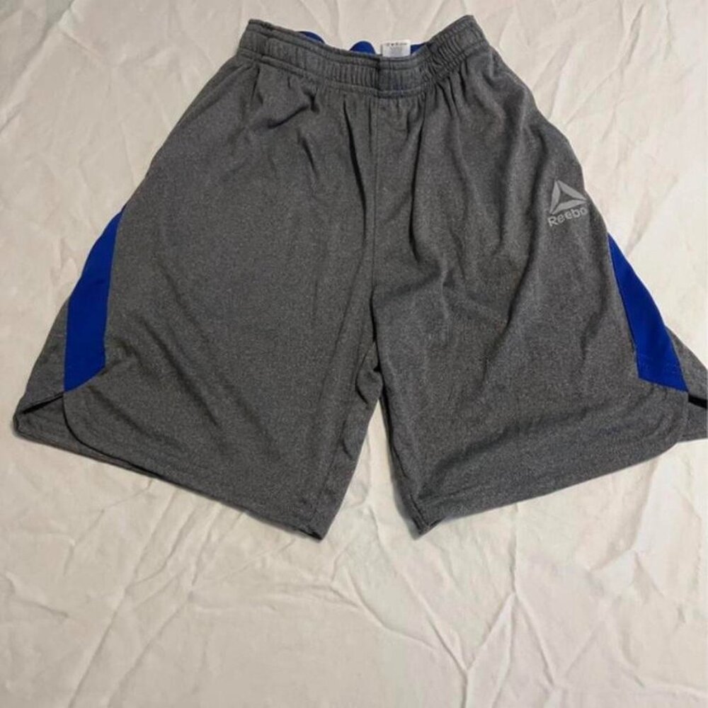Boy’s Size L Reebok grey and blue shorts
